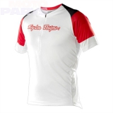 Jersey TroyLeeDesigns Ace, white, size S