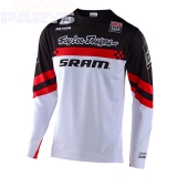 Kids jersey TLD Sprint Factory Sram, black/red/white, size Y-XS